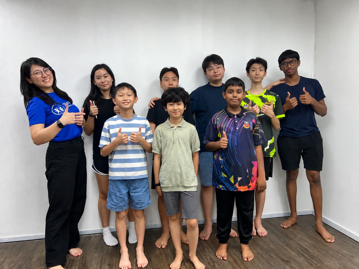 A 21st Mind coach in a class session