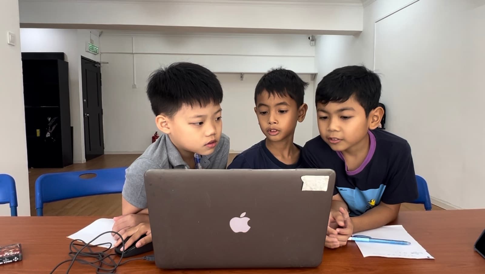A student in the 21st Mind Coding program